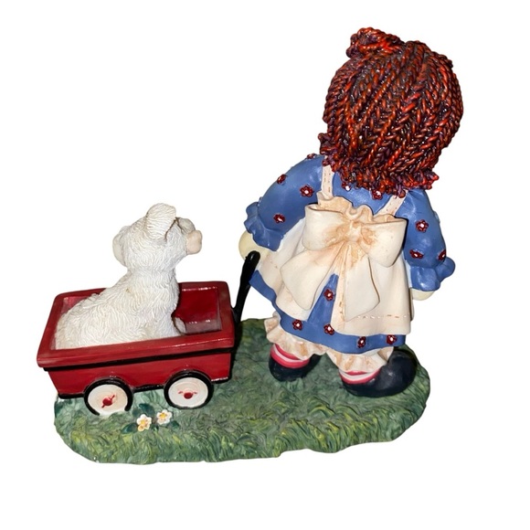 Raggedy Ann Vintage Figurine Simon & Schuster Good Deeds Fill the Heart With Joy - Picture 2 of 6